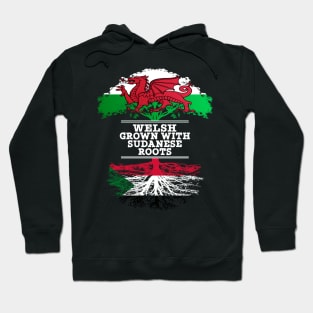 Welsh Grown With Sudanese Roots - Gift for Sudanese With Roots From Sudan Hoodie